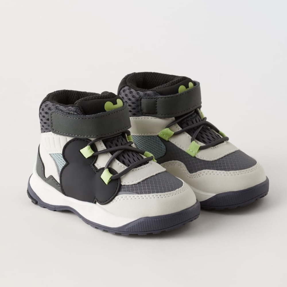ZARA MICKEY MOUSE DISNEY HIGH TOP SNEAKERS